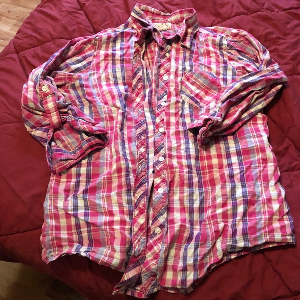 Women’s flannel 3/4 sleeve